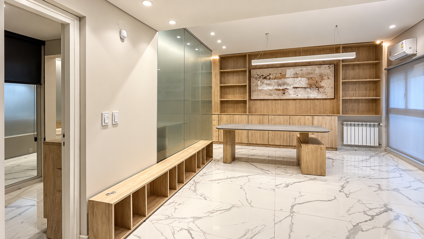 Sala de espera de la clínica